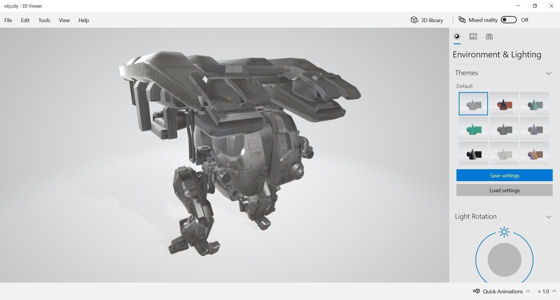 War Robot Character R02 3D model_7