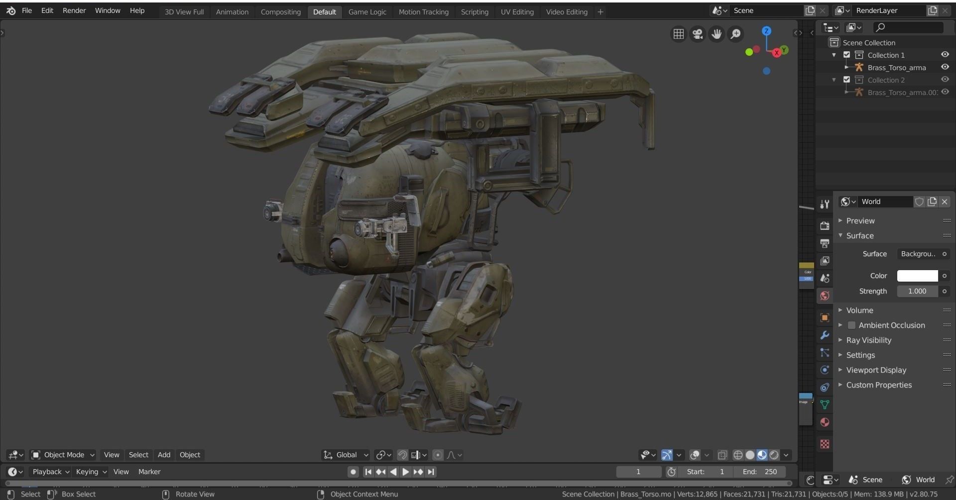 War Robot Character R02 3D model_17