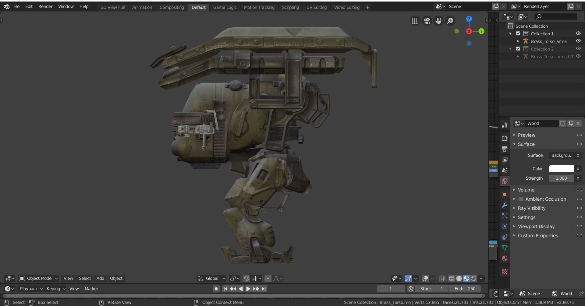 War Robot Character R02 3D model_16