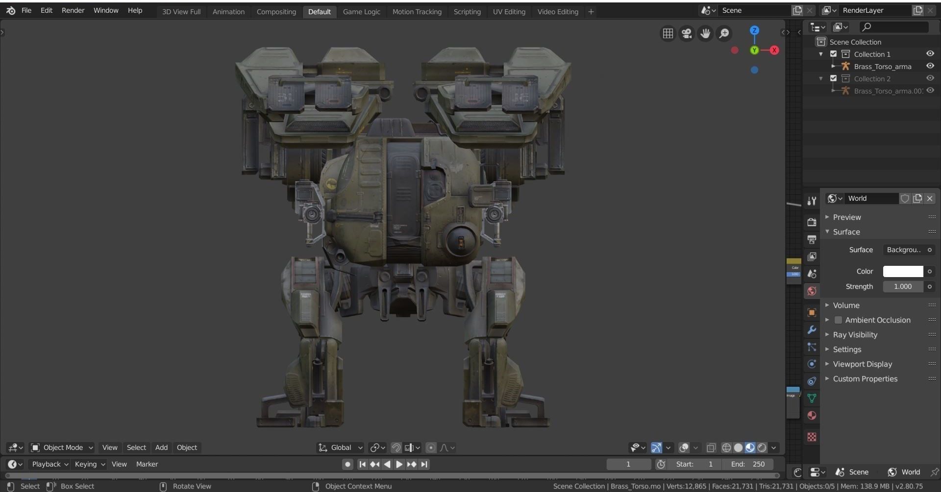 War Robot Character R02 3D model_14