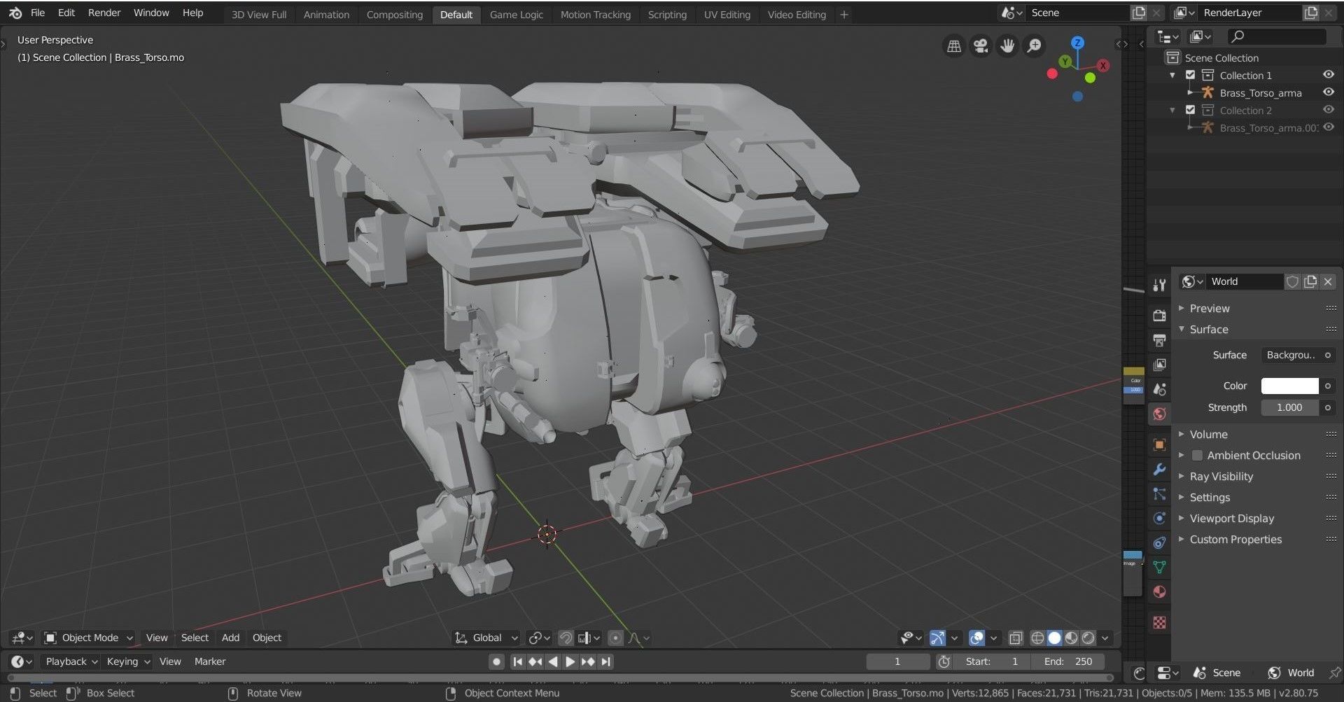 War Robot Character R02 3D model_10