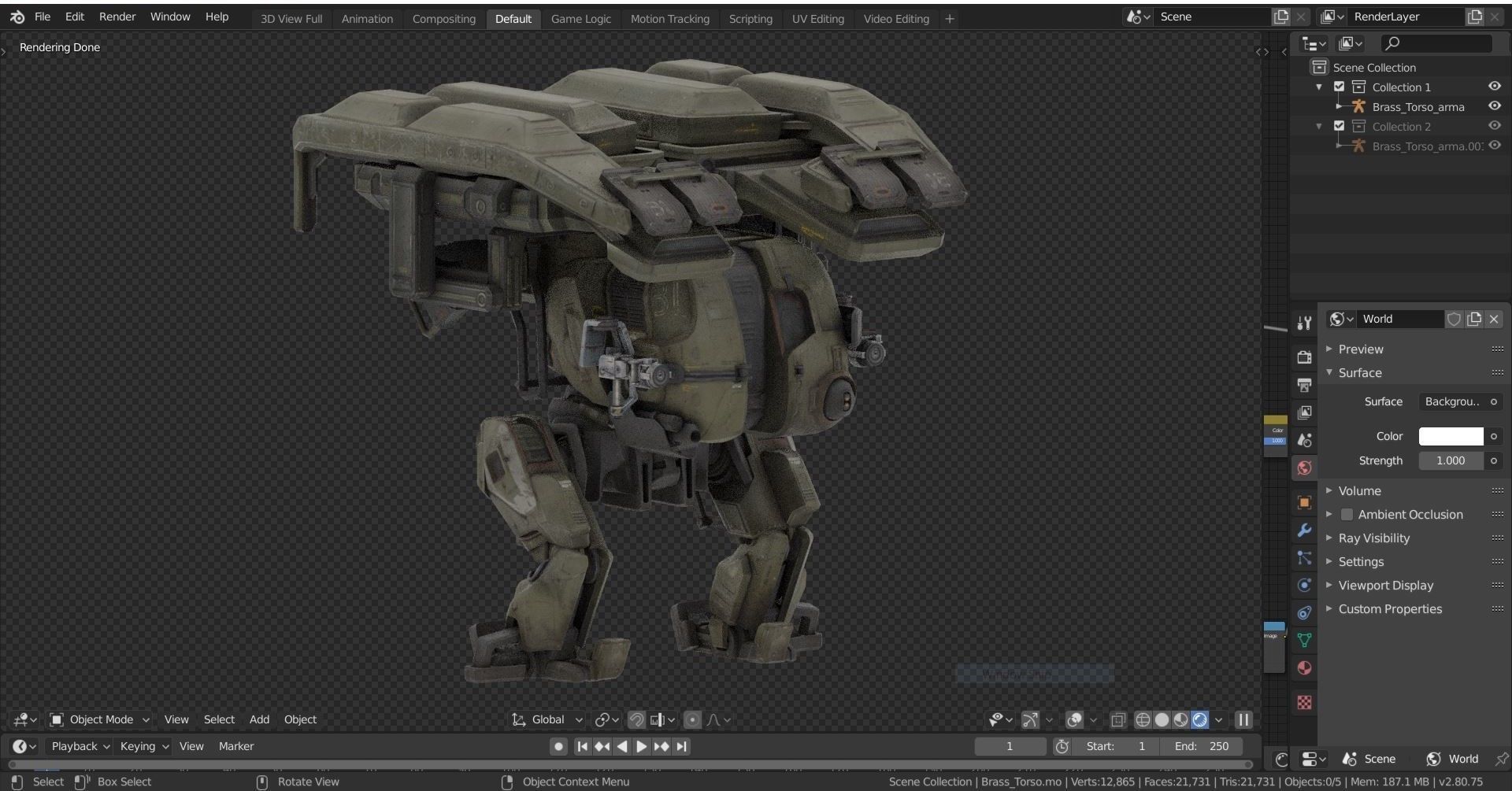 War Robot Character R02 3D model_5