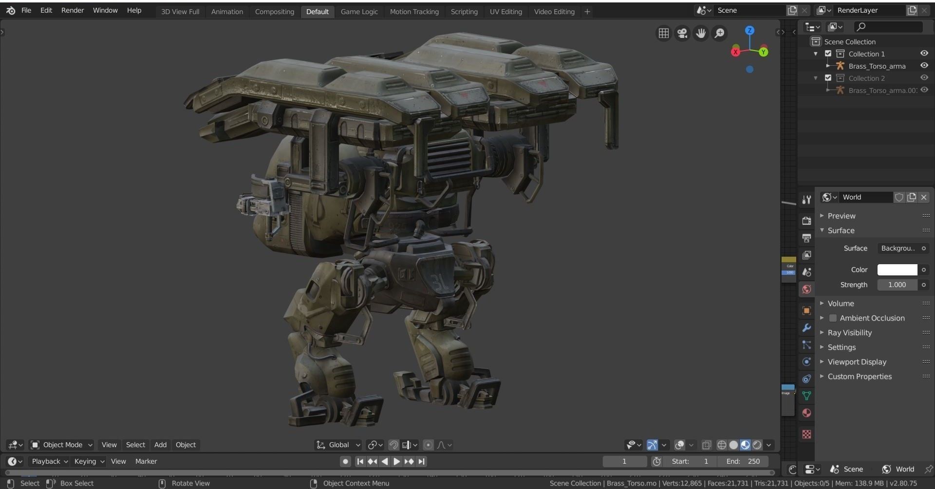 War Robot Character R02 3D model_4