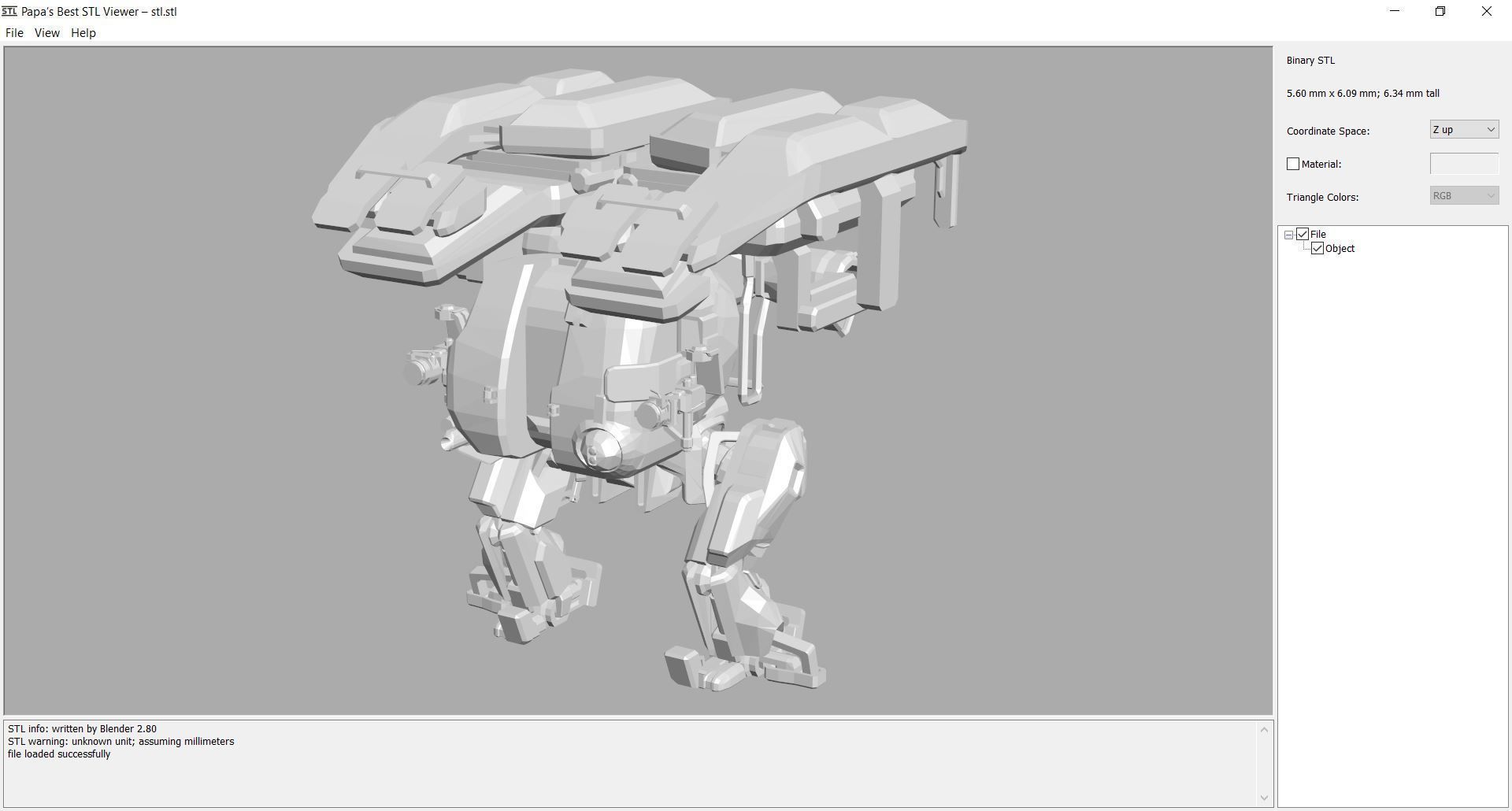War Robot Character R02 3D model_8