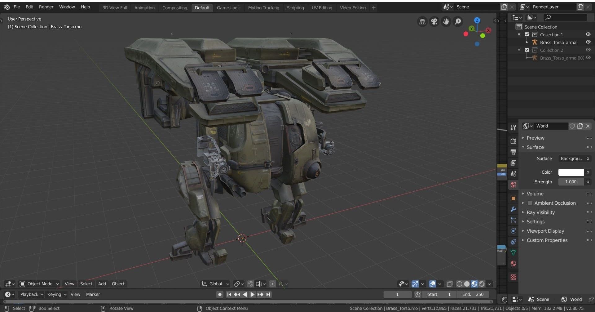 War Robot Character R02 3D model_3