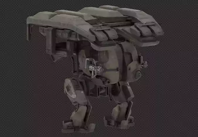 War Robot Character R02 3D model
