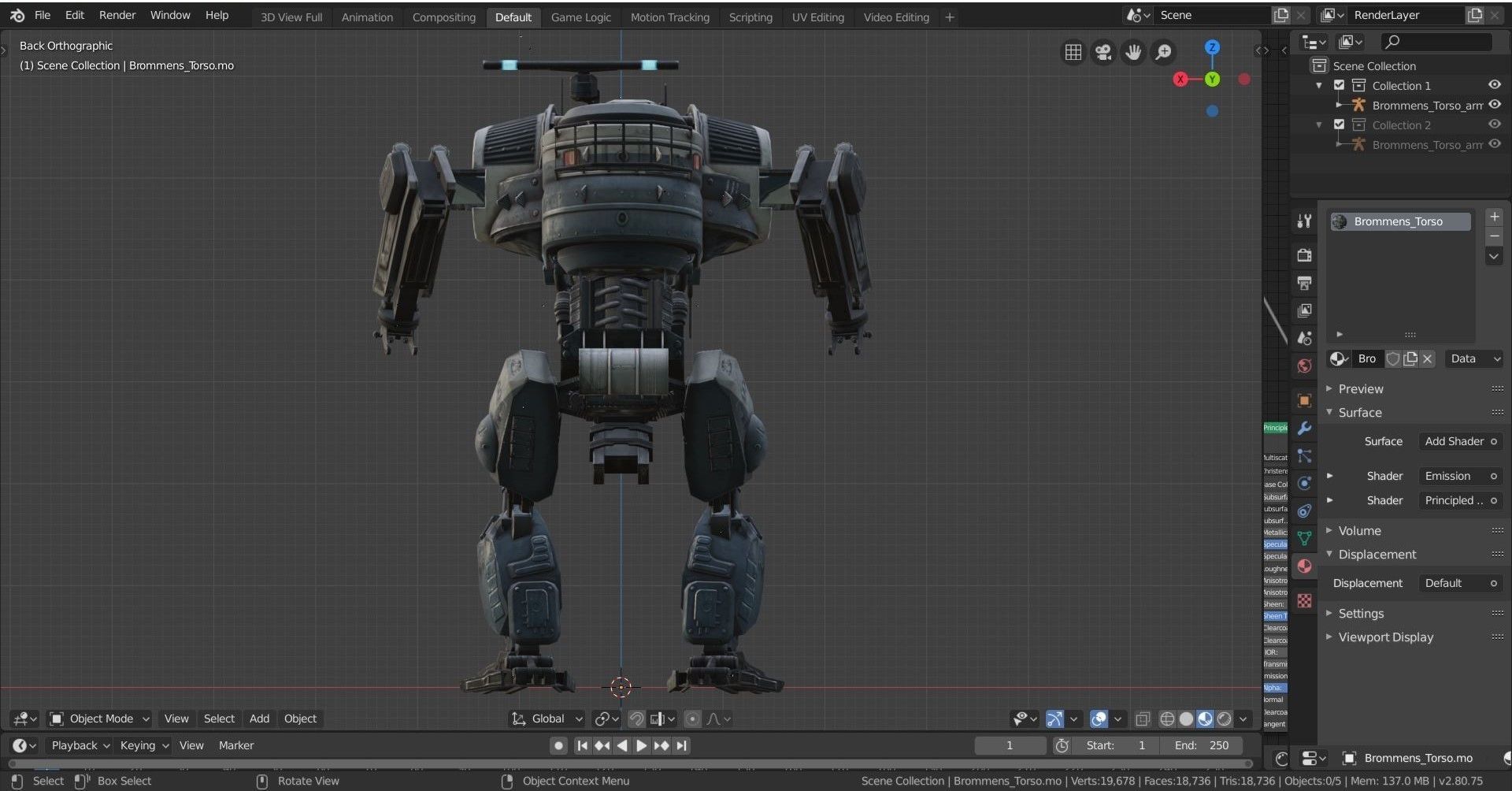 War Robot Character R03 3D model_14