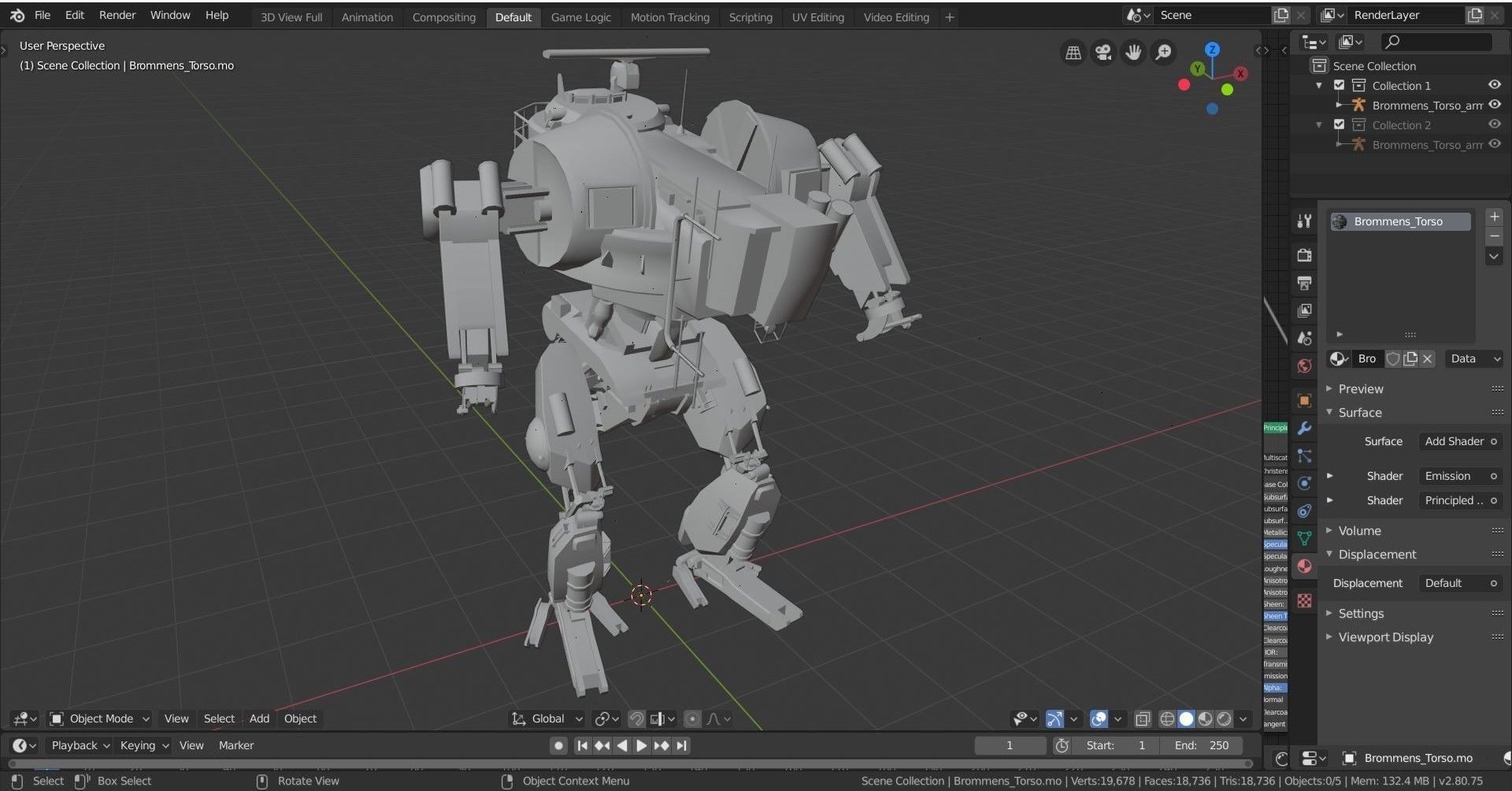 War Robot Character R03 3D model_9