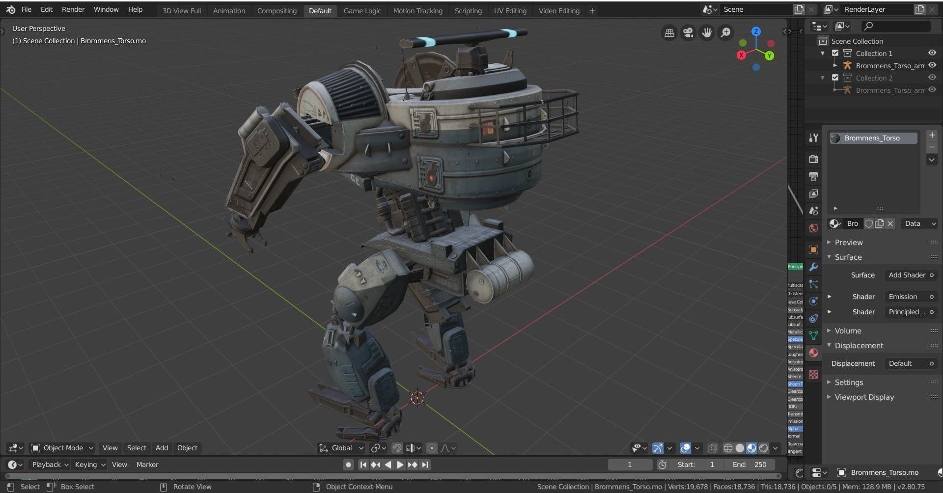 War Robot Character R03 3D model_8