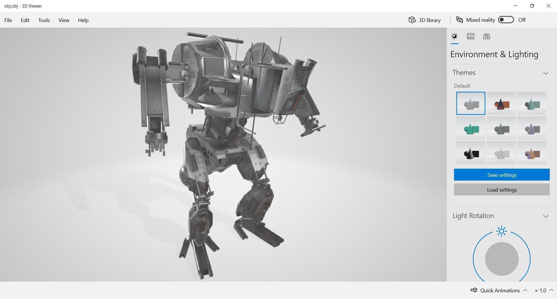 War Robot Character R03 3D model_5