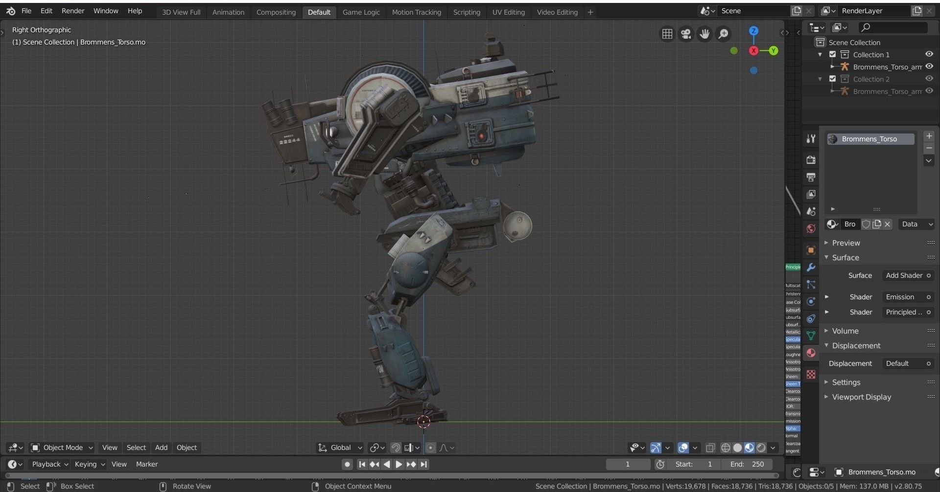 War Robot Character R03 3D model_15