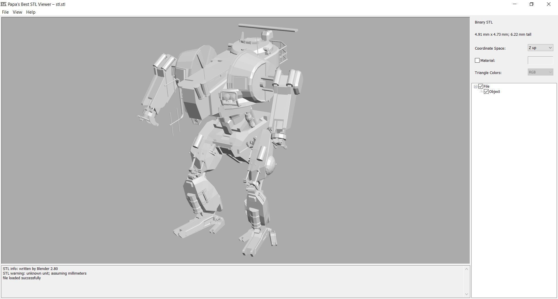 War Robot Character R03 3D model_6