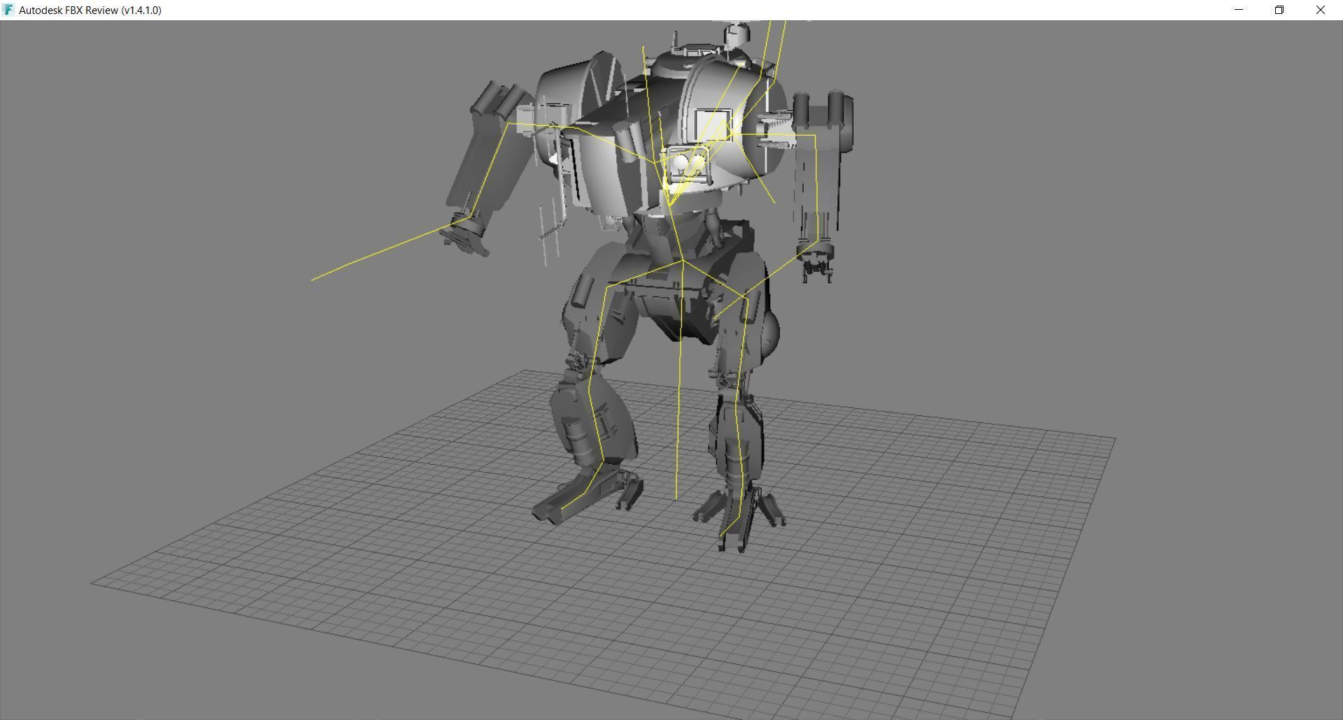 War Robot Character R03 3D model_4