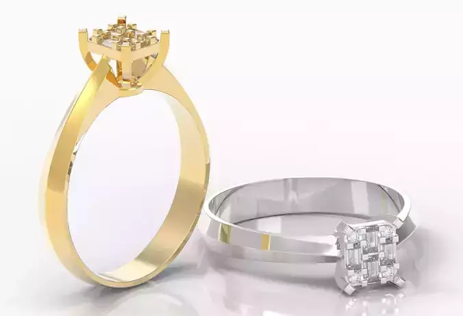 M1299007 Baguette ring