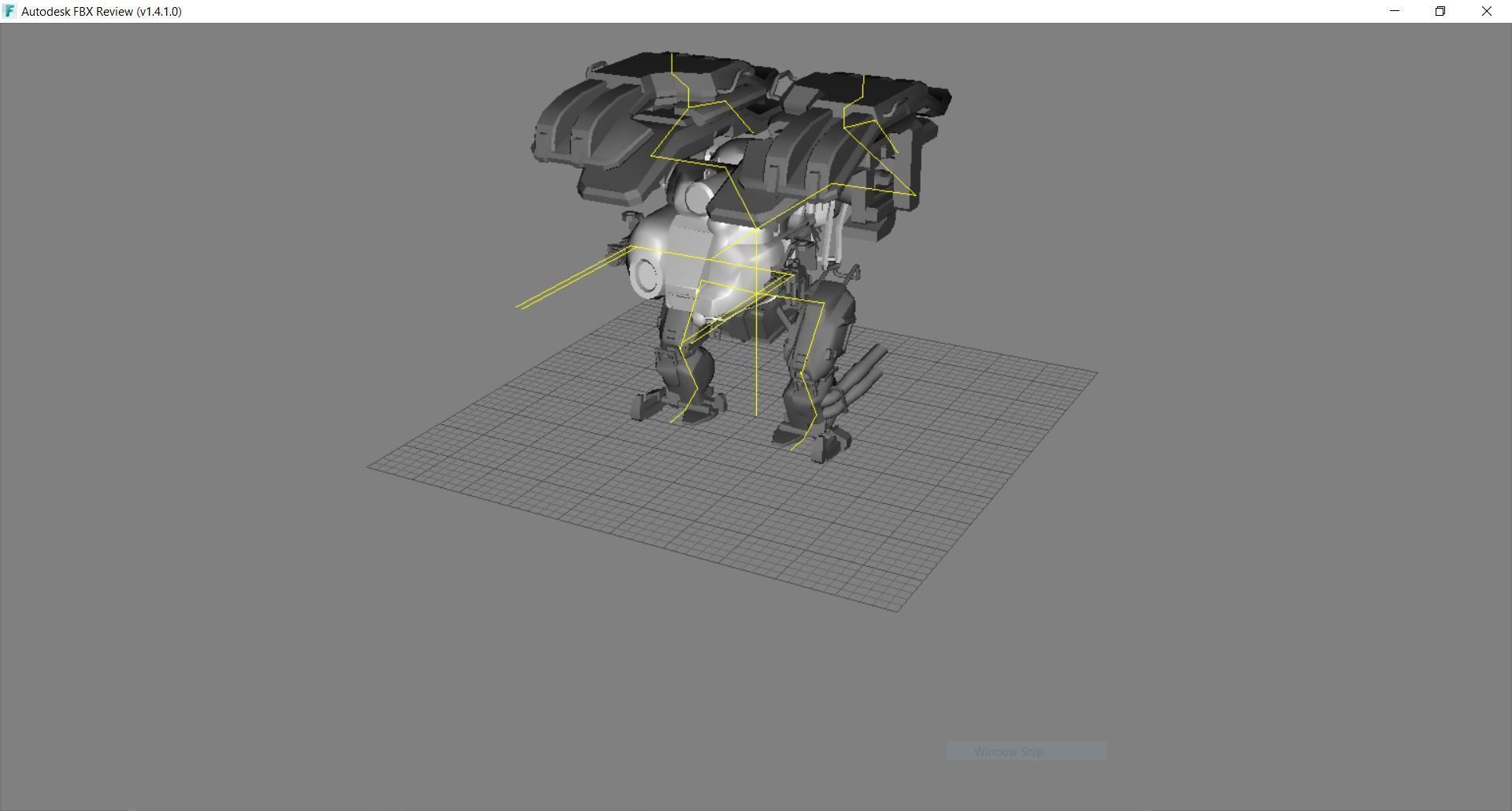 War Robot Character R04 3D model_3