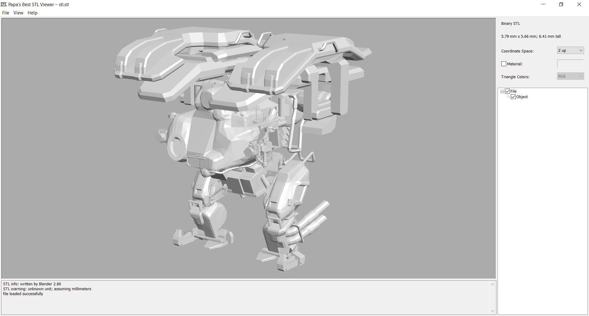 War Robot Character R04 3D model_5
