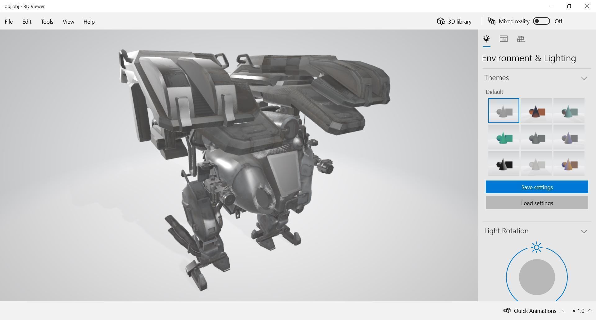 War Robot Character R04 3D model_4