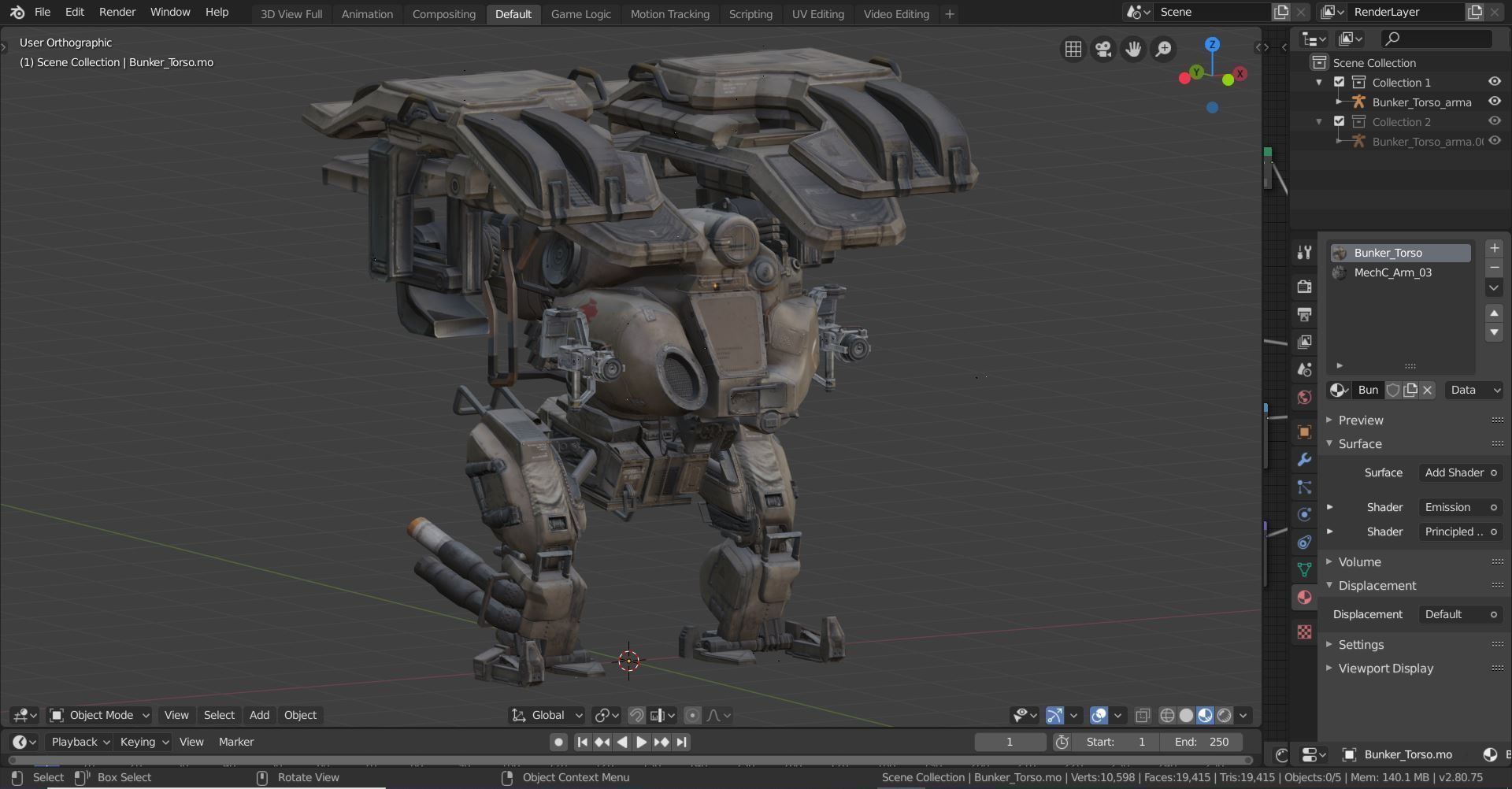 War Robot Character R04 3D model_10