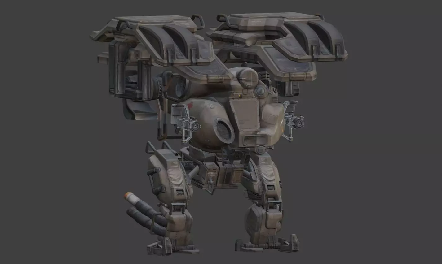 War Robot Character R04 3D model_0