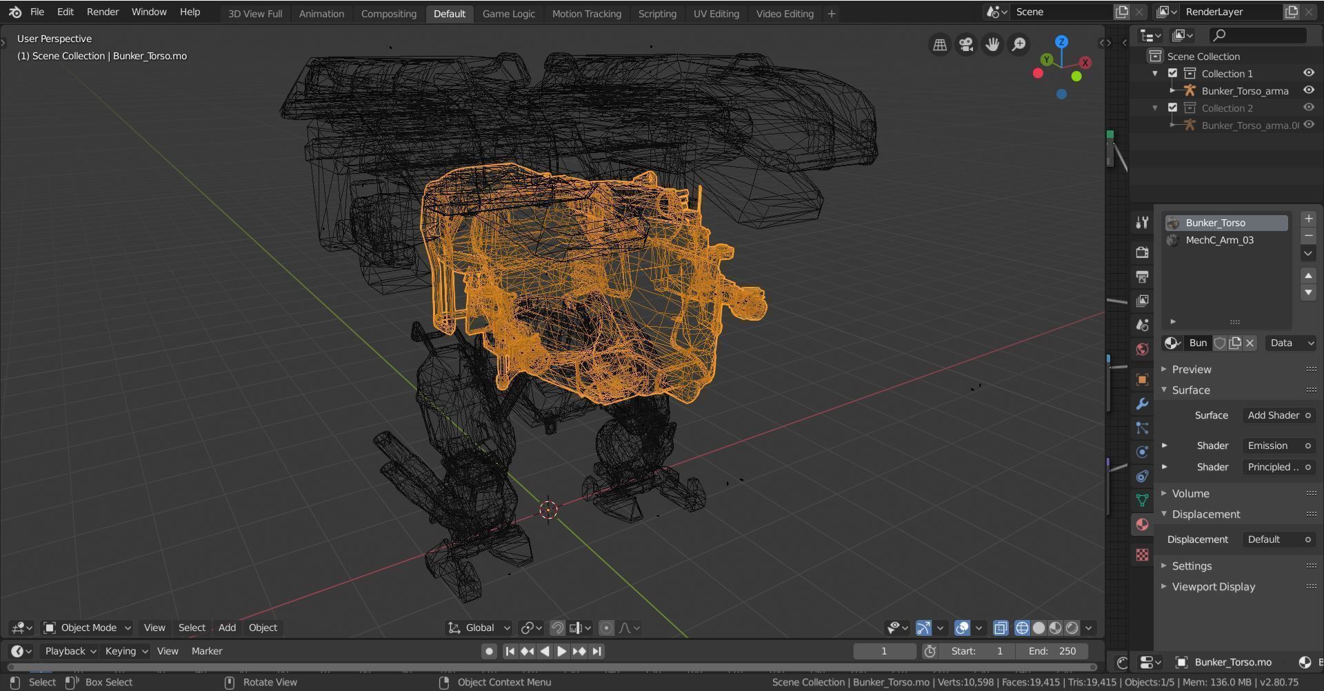 War Robot Character R04 3D model_8