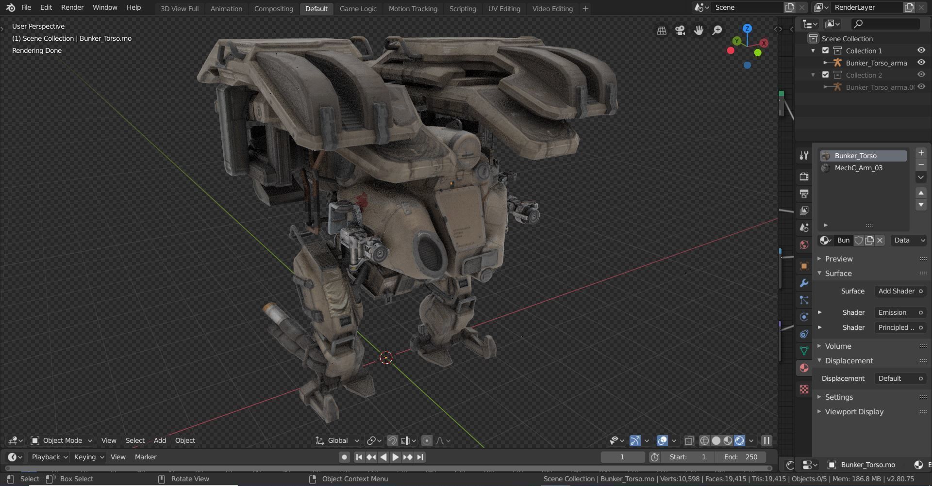 War Robot Character R04 3D model_9