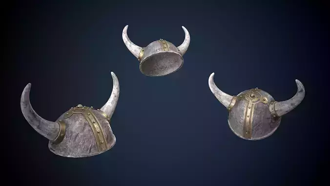 Viking Helmet Game-Ready