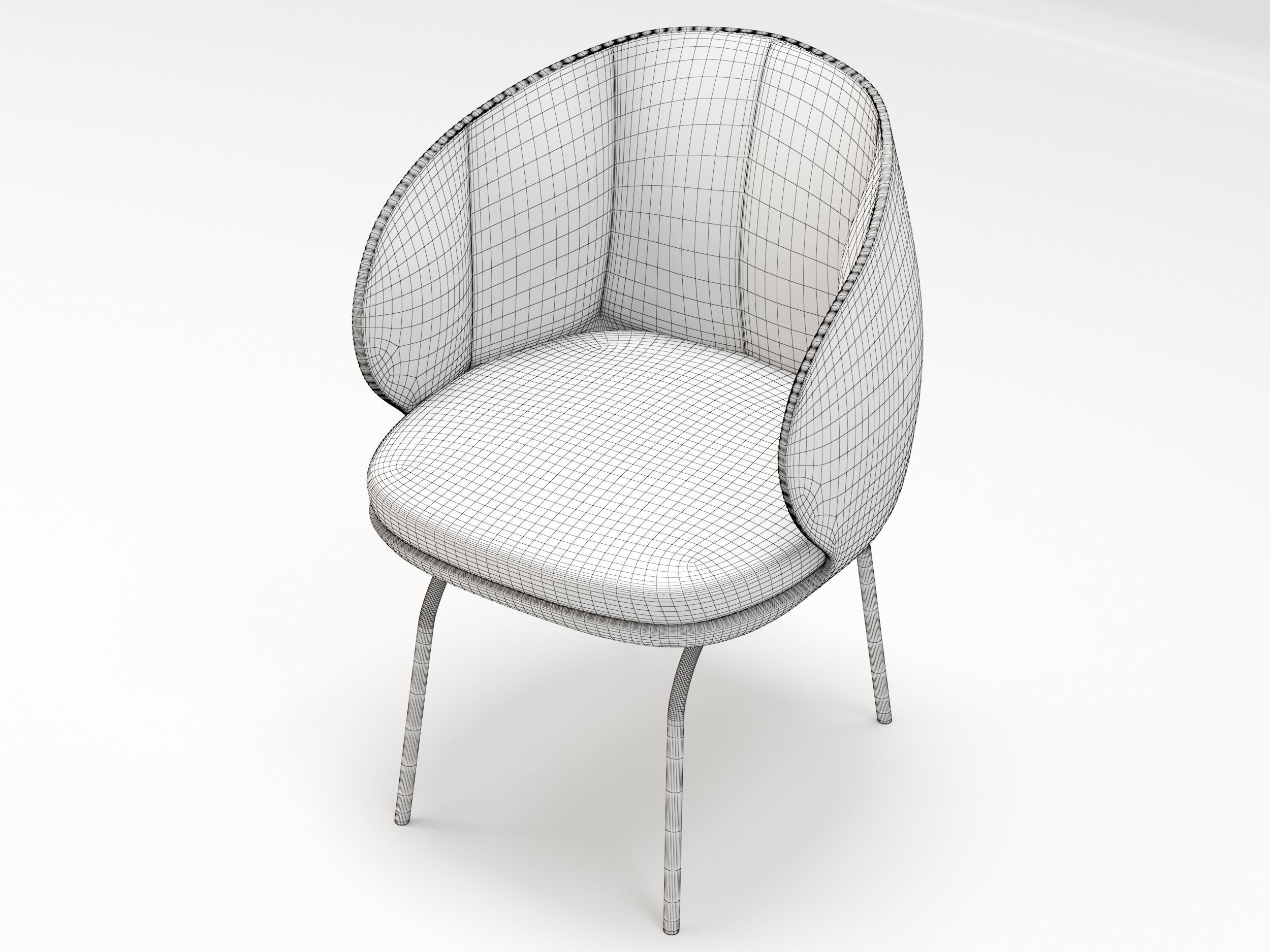 Wittmann Vuelta Chair 3D model_12