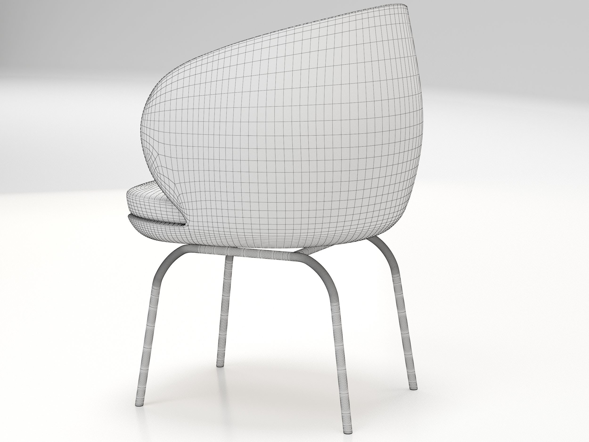 Wittmann Vuelta Chair 3D model_14