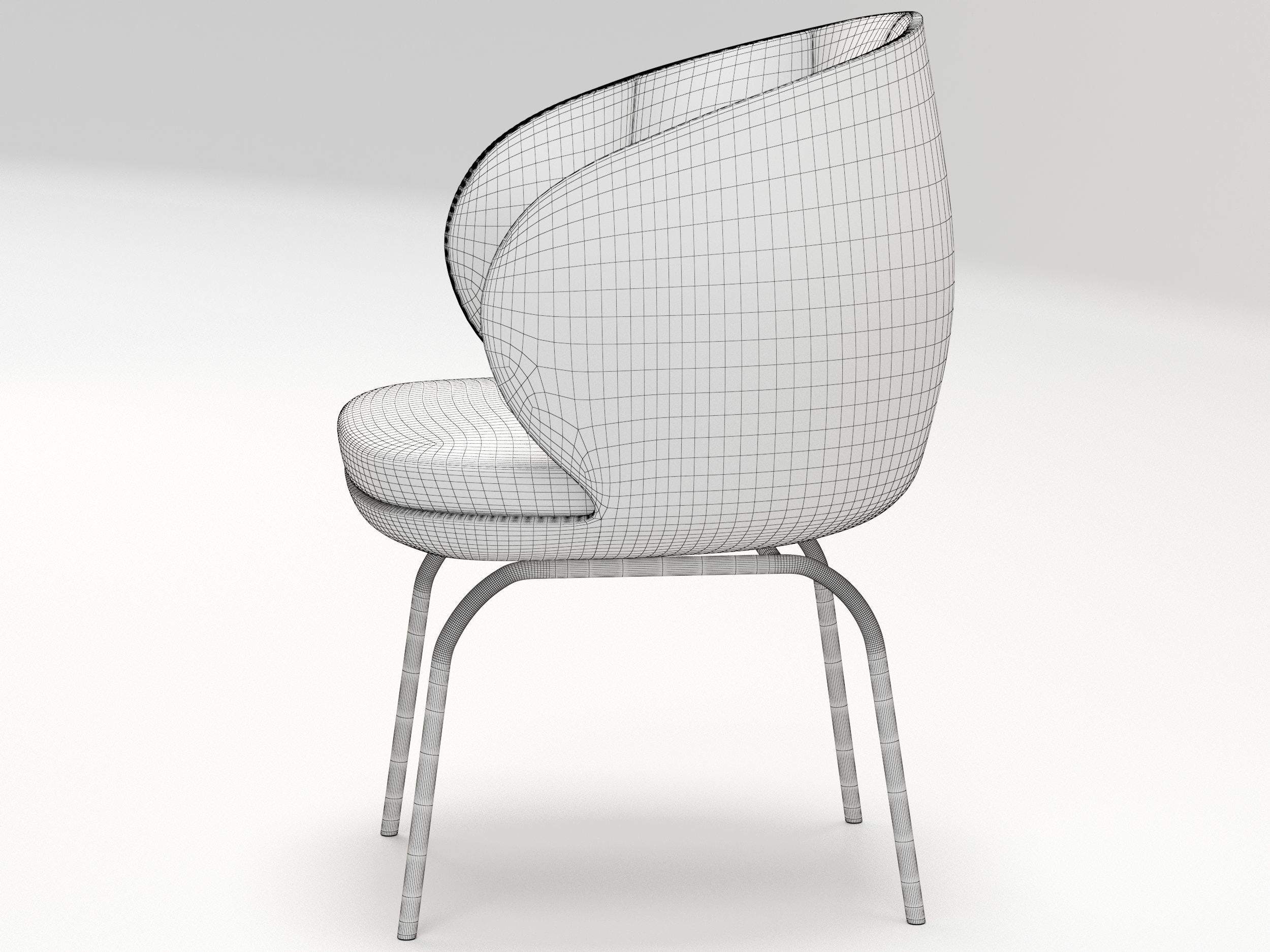 Wittmann Vuelta Chair 3D model_13