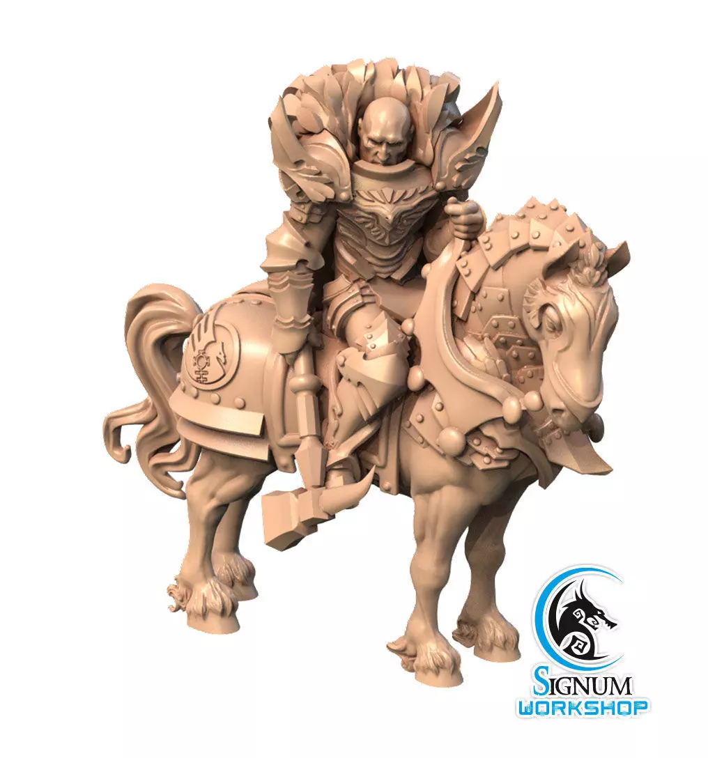 Pre-supported 3D printable model of Commander Ajax 3D print model_0