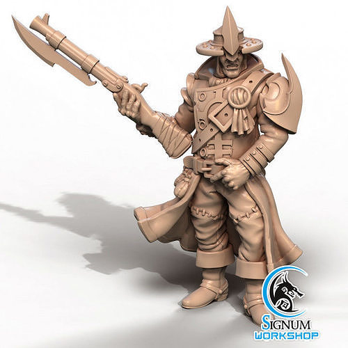 PRE-SUPPORTED 3D PRINTABLE MODEL OF HERRICK INFANTRY REGIMENT 3D print model