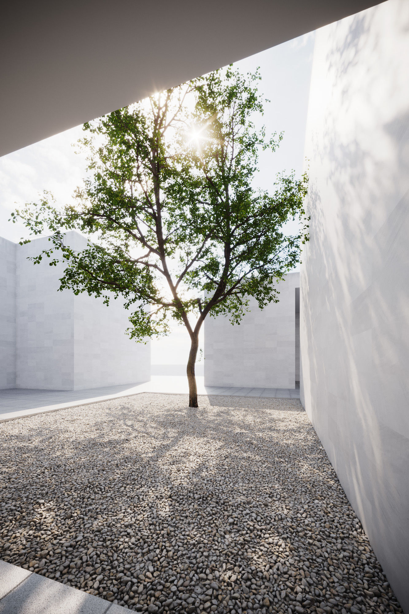 Natural forest tree 3D model_2