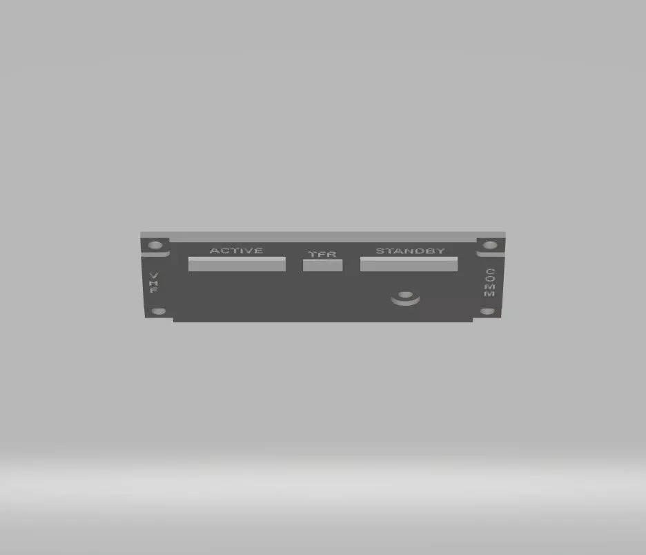 Radio 737 3D print model_0