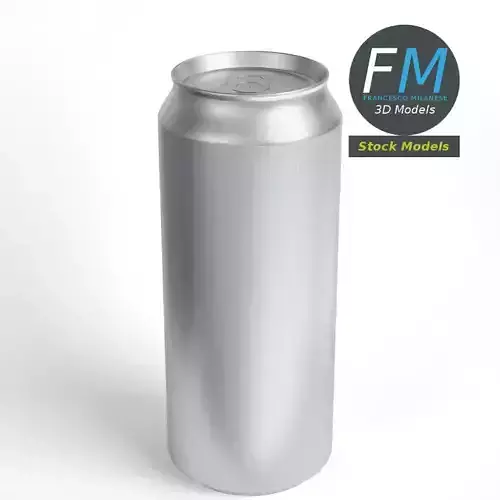 Tall closed soda can