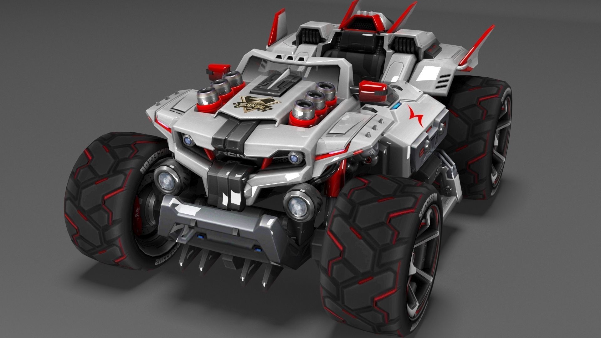 SuperCar S-Renault 3D Model 3D model_1