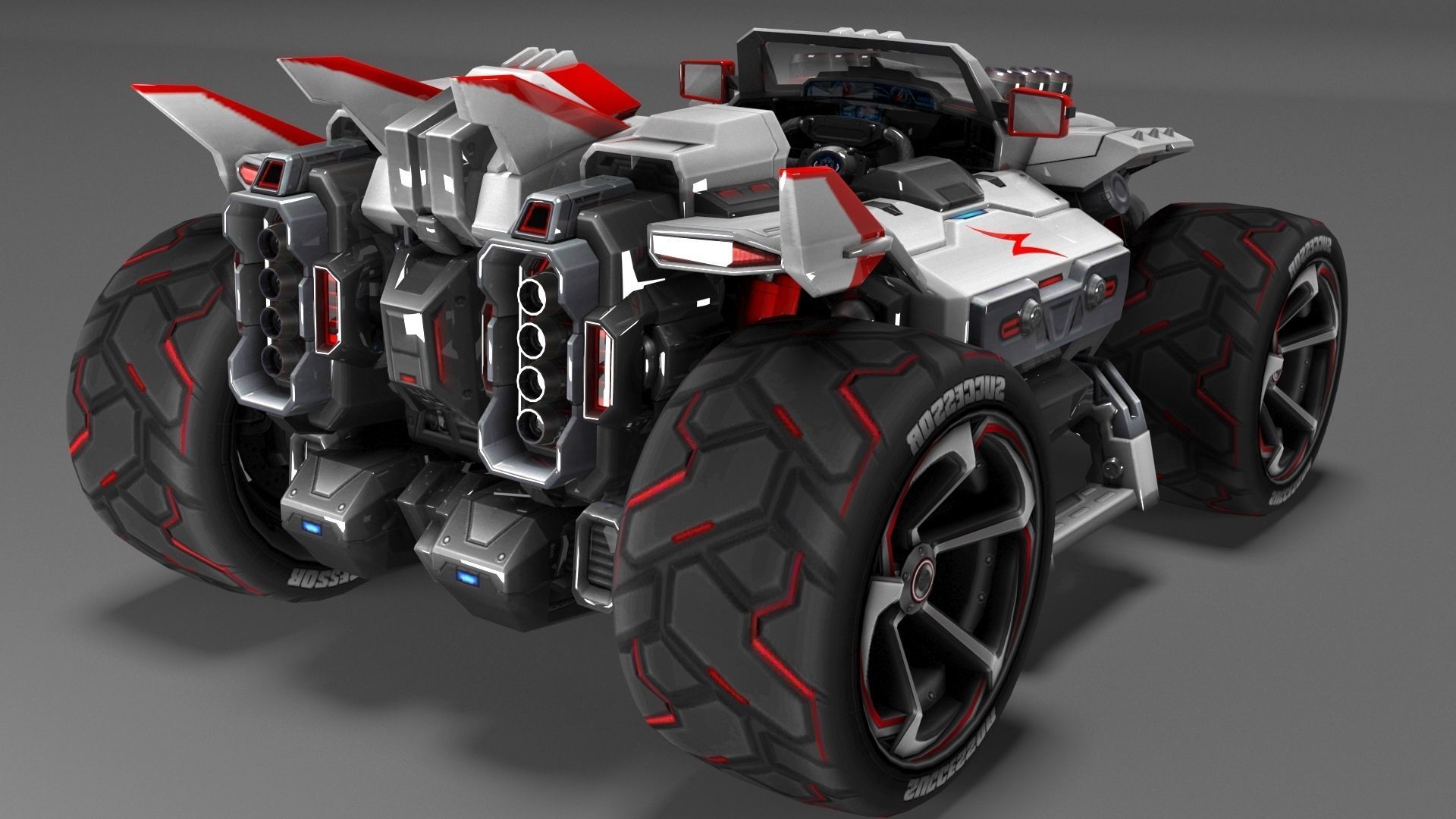 SuperCar S-Renault 3D Model 3D model_2