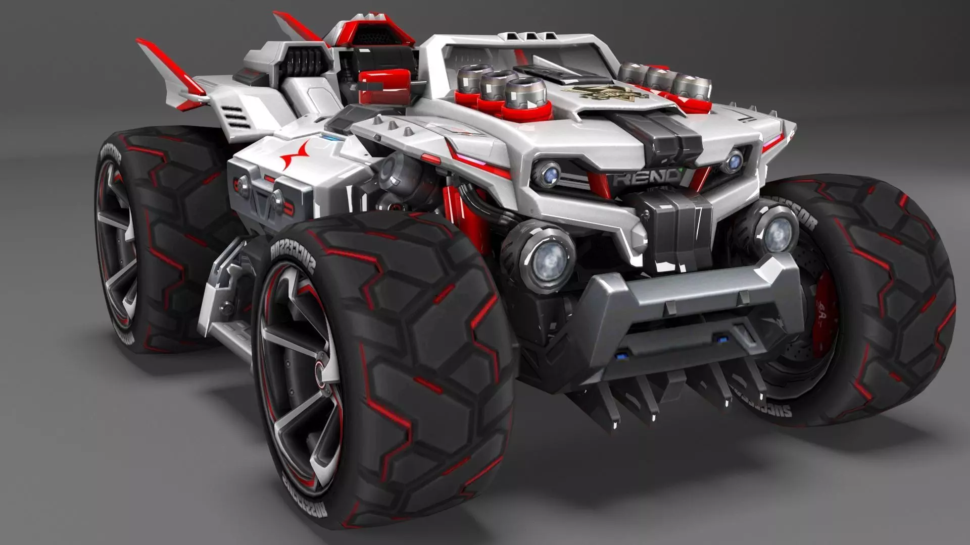 SuperCar S-Renault 3D Model 3D model_0