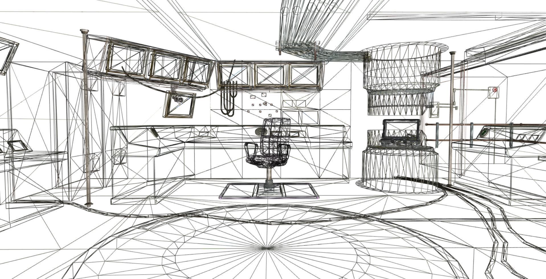 Architectural interior 07 3D model_3