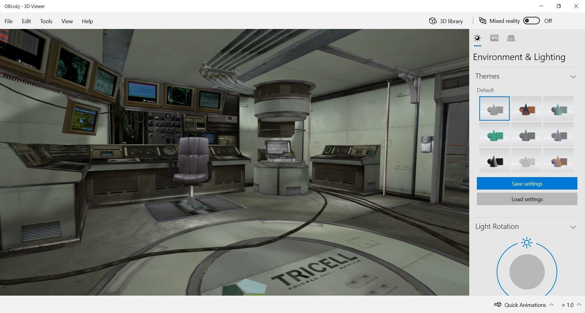 Architectural interior 07 3D model_1