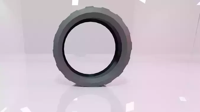  OFFROAD TYRE Low-poly 3D model