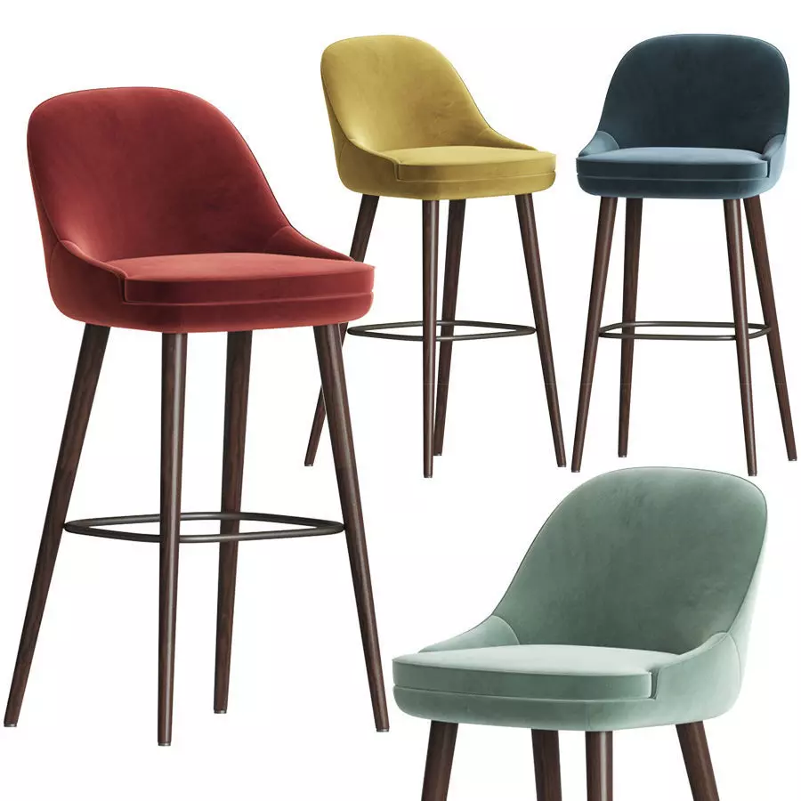 375 Walter knoll Bar Stool 3D model