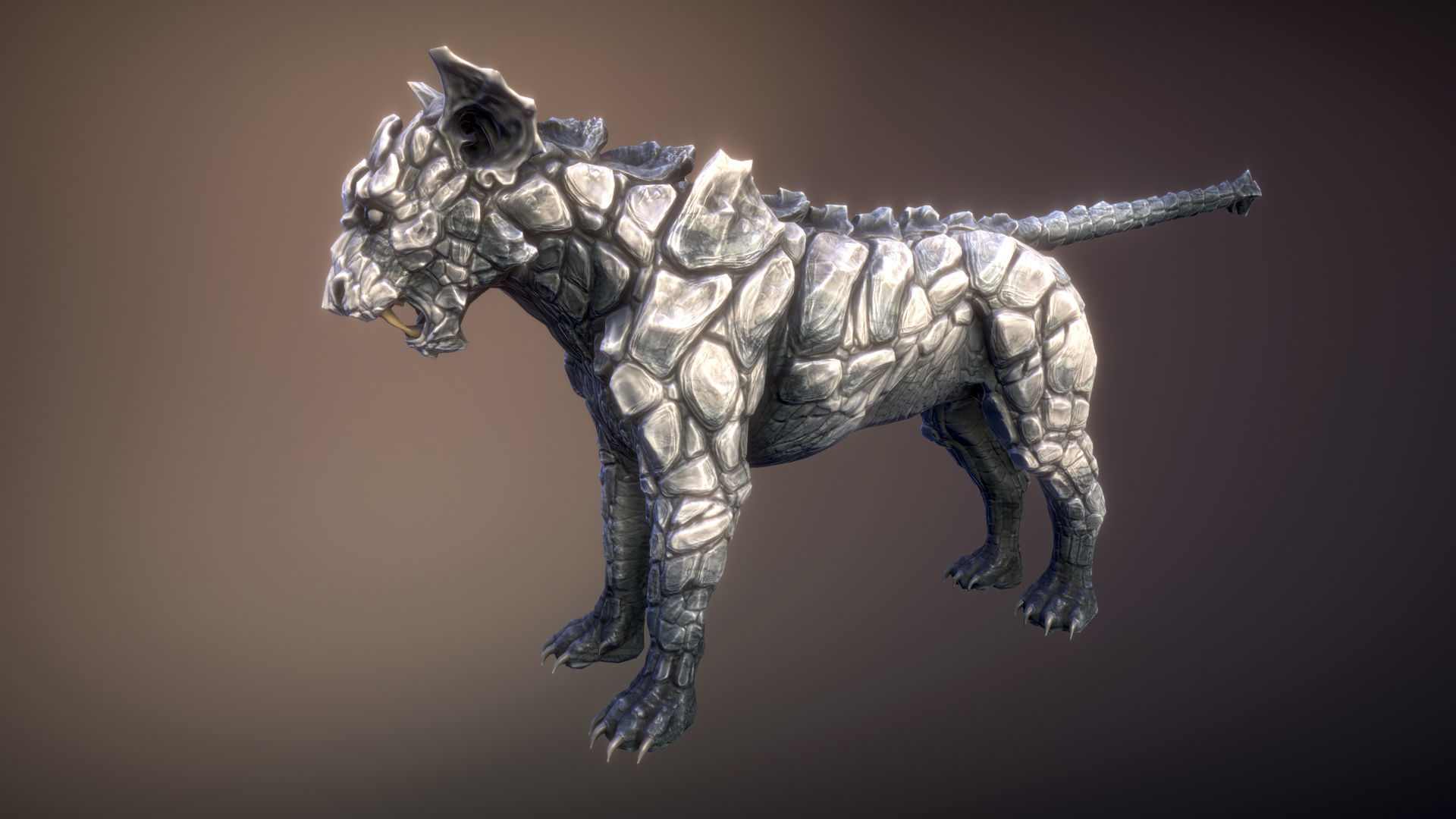 Panthers pack Low-poly 3D model_7