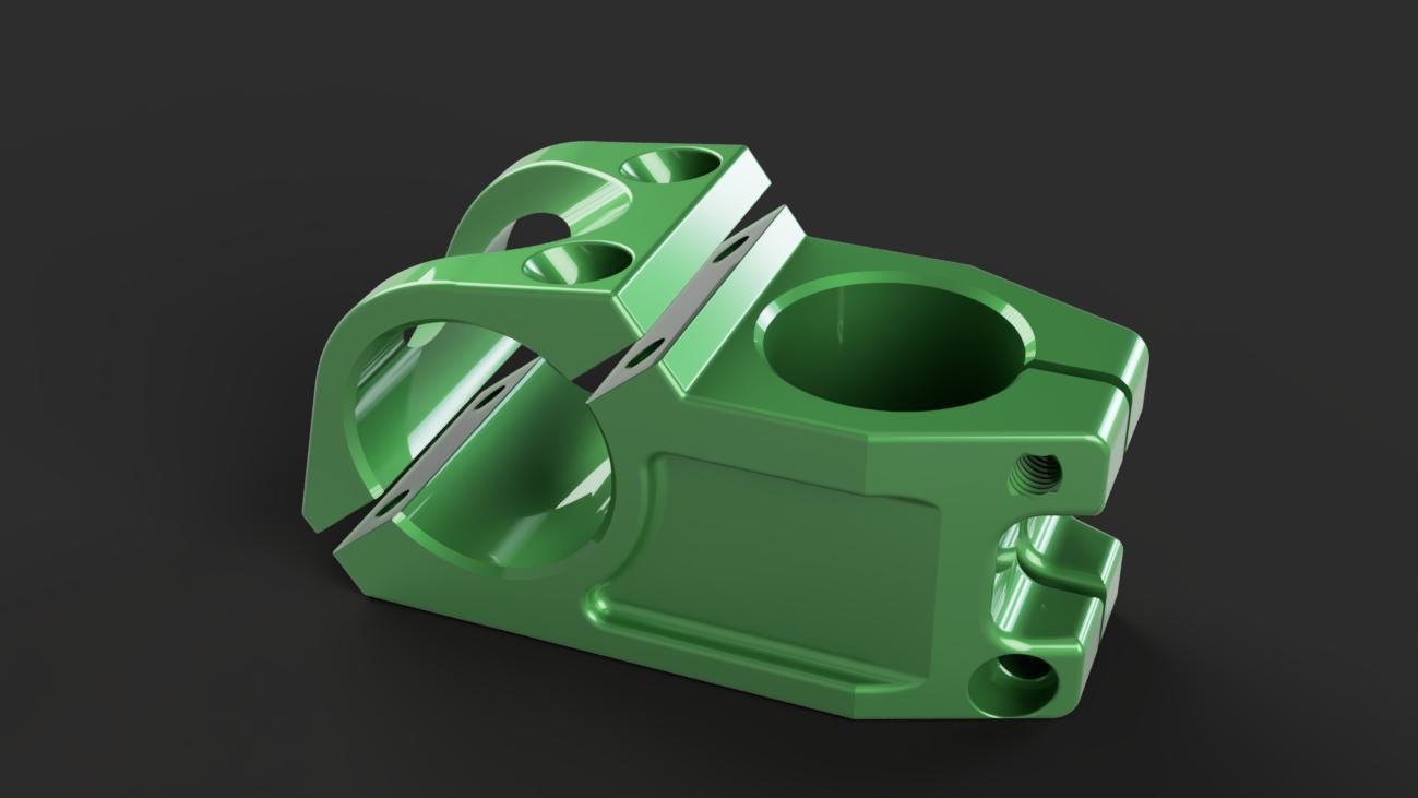 bicycle part metal technology 3D model_5