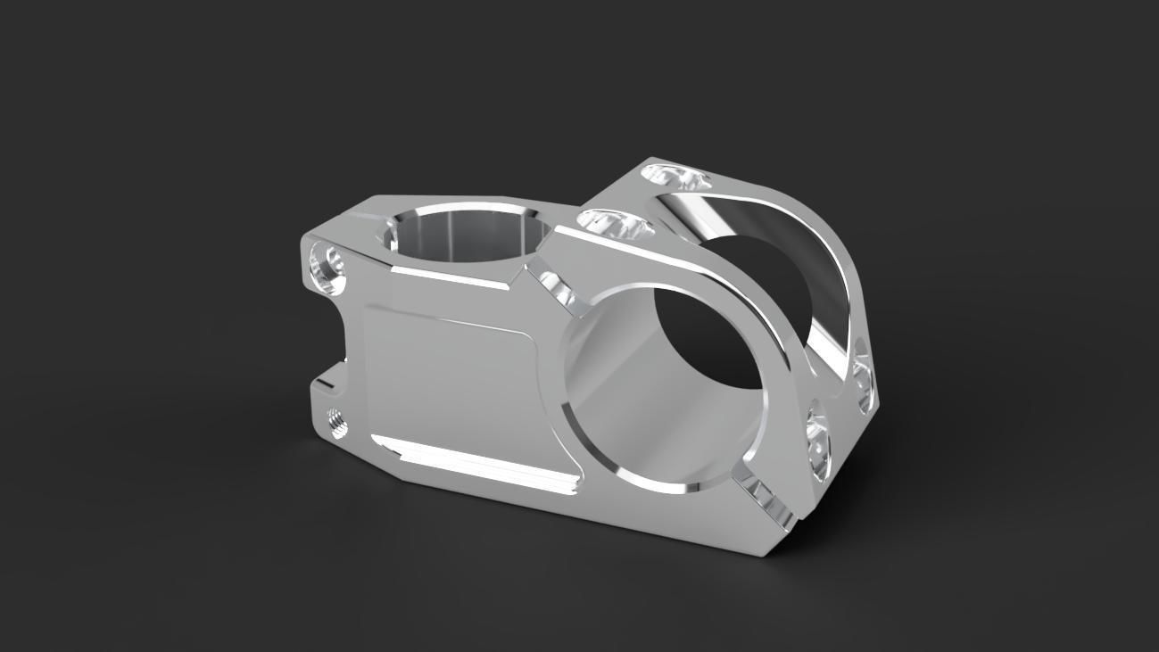 bicycle part metal technology 3D model_2