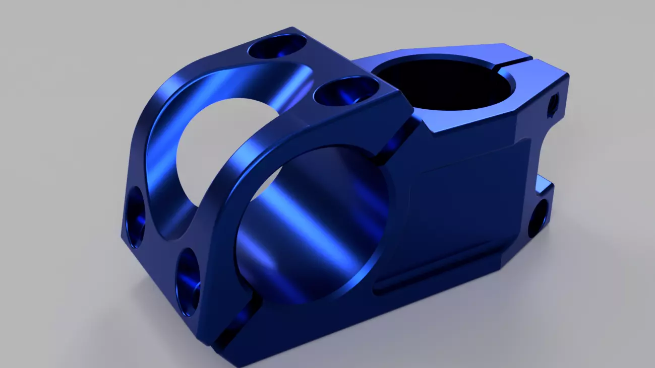 bicycle part metal technology 3D model_0