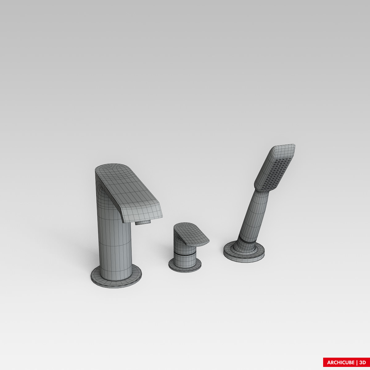 Bath Tap 3D model | CGTrader