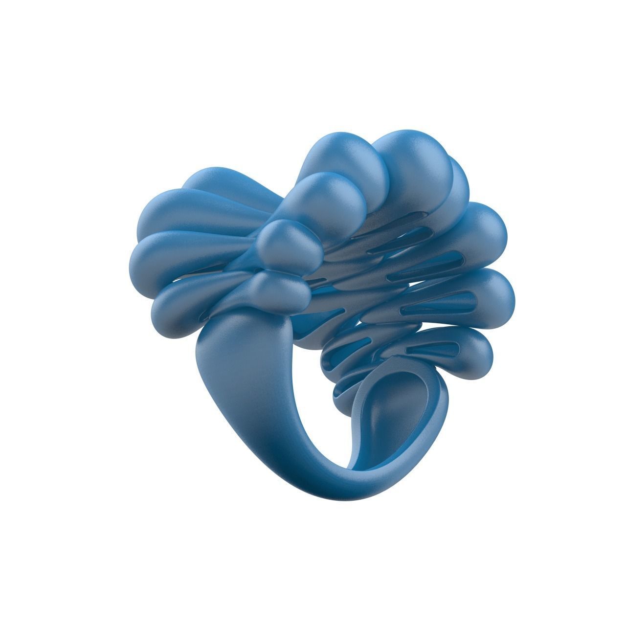 Bubble ring 3D print model_11