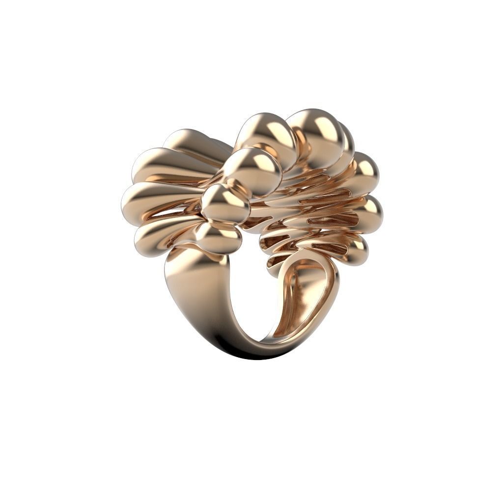 Bubble ring 3D print model_17