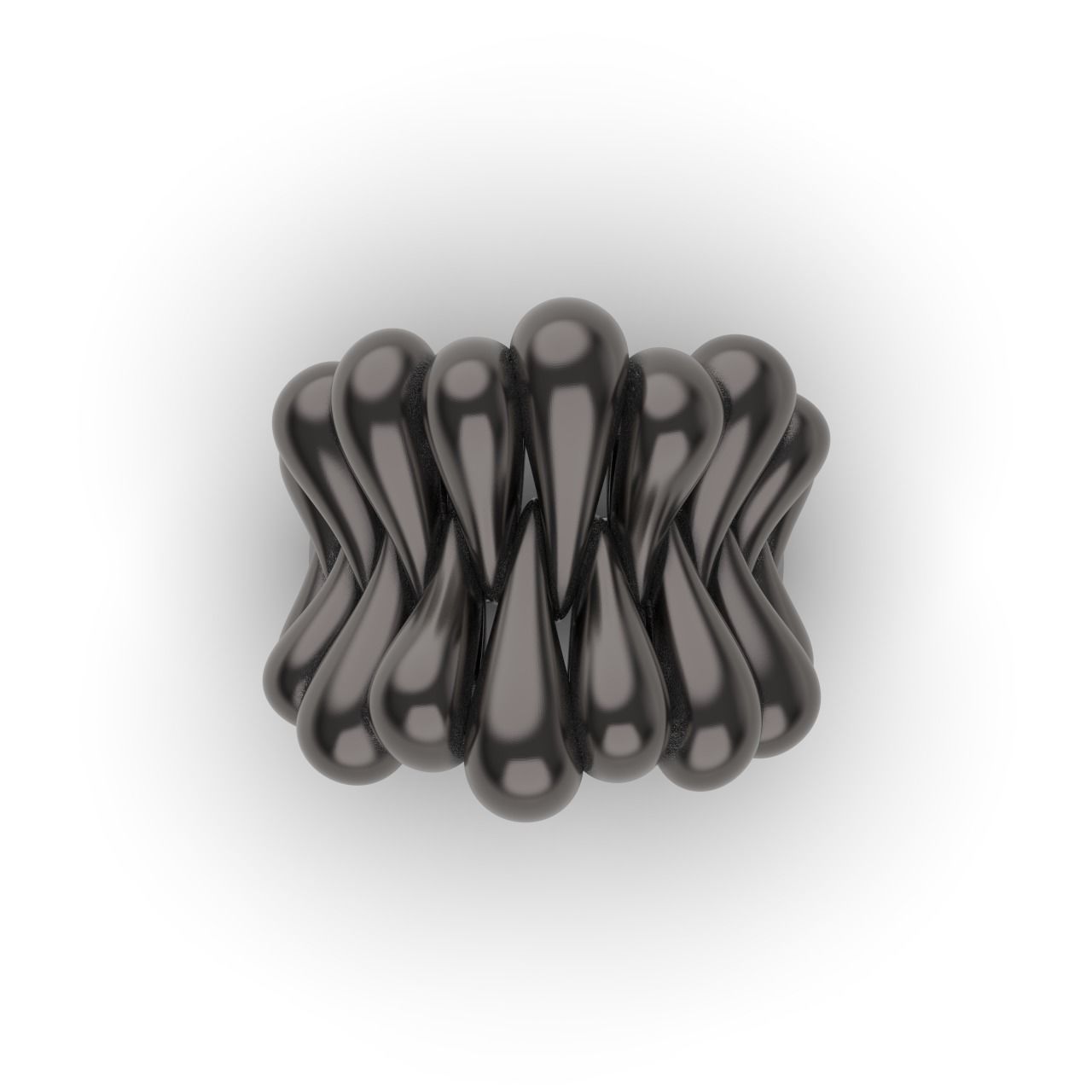 Bubble ring 3D print model_9