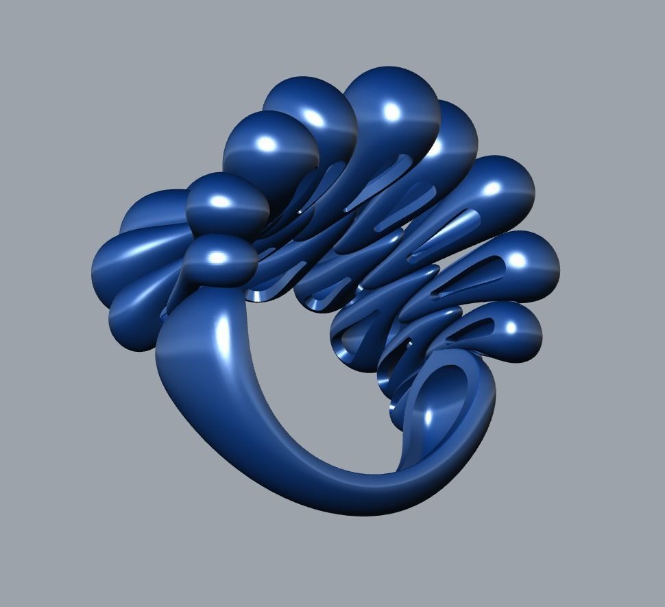 Bubble ring 3D print model_15